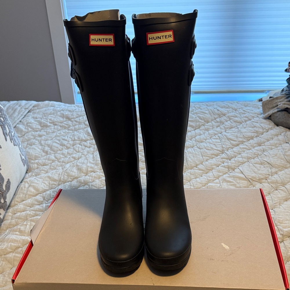 Hunter Classic Black Waterproof Boots